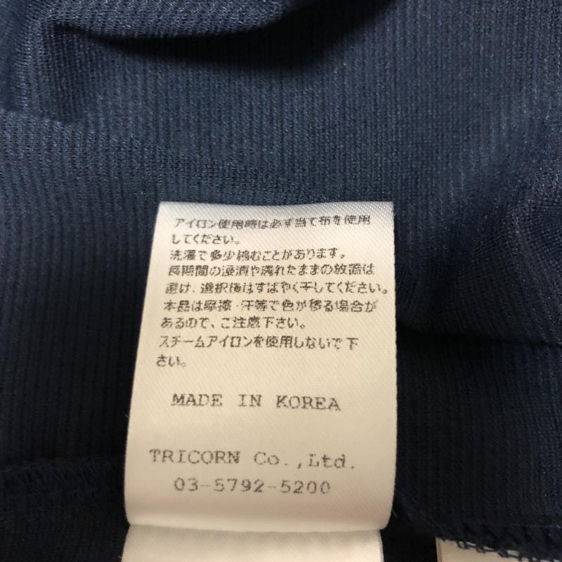 ヨーロ YOLO カットソー 半袖 36 無地 紺 / ネイビー / レディース USED 古着 中古 10003268