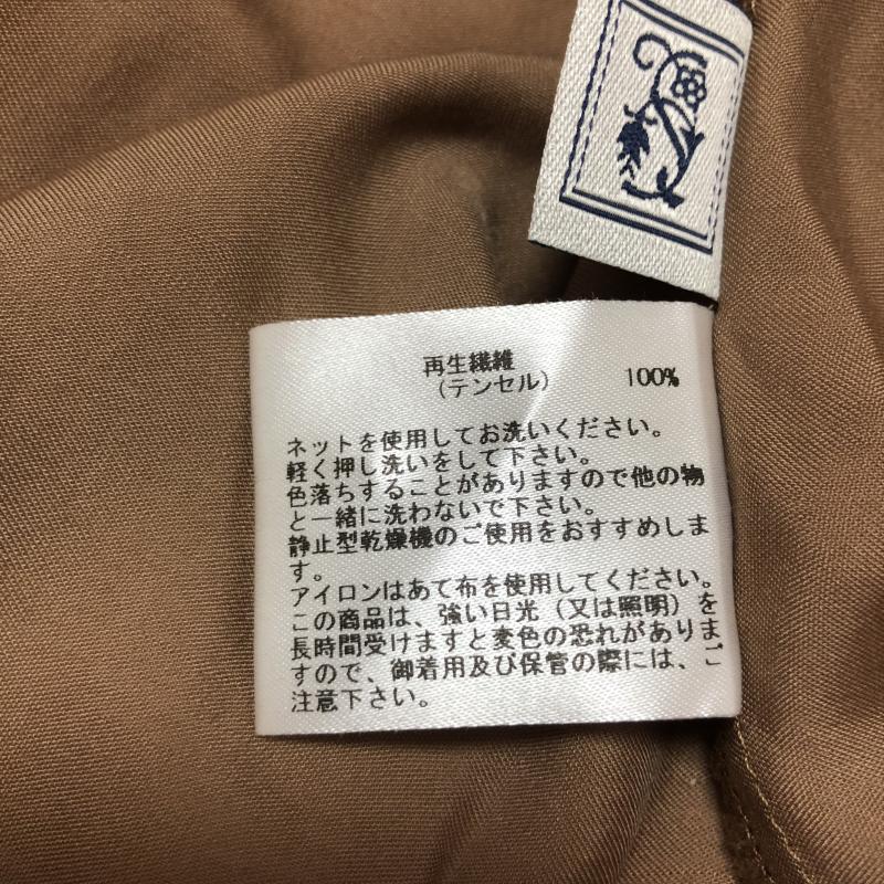 シードレイク Seadrake カットソー 長袖 38 無地 茶 / ブラウン / レディース USED 古着 中古 10003274