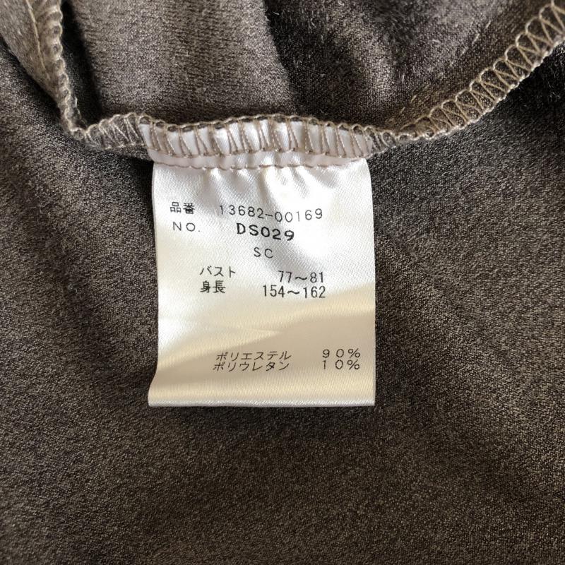 カーラ Cara シャツ、ブラウス 長袖 無地 茶 / ブラウン / レディース USED 古着 中古 10003283