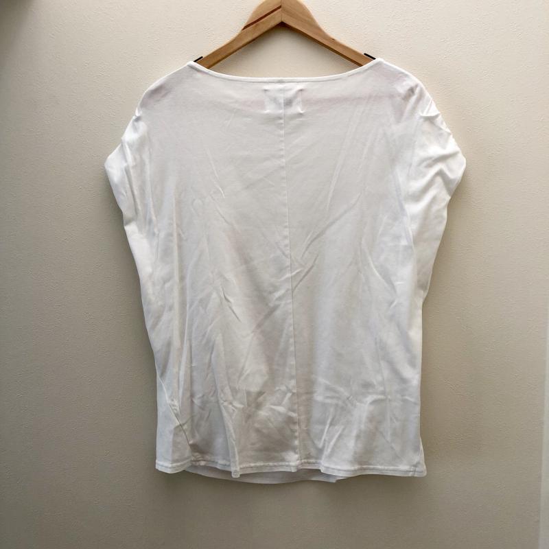 ヨーロ YOLO カットソー 半袖 40 無地 白 / ホワイト / レディース USED 古着 中古 10003284