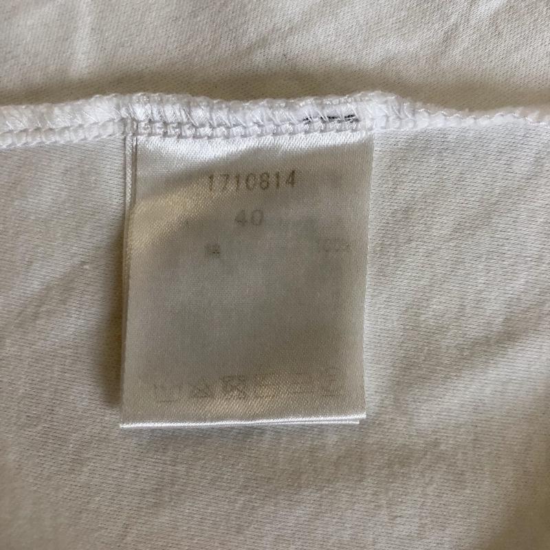 ヨーロ YOLO カットソー 半袖 40 無地 白 / ホワイト / レディース USED 古着 中古 10003284