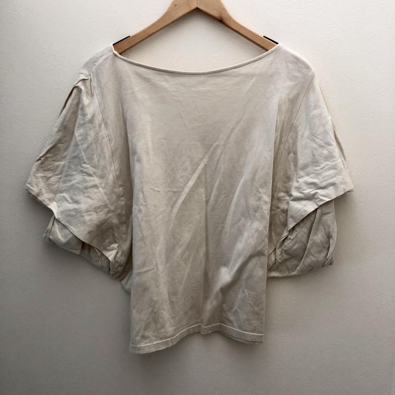 アナナス anana カットソー 半袖 40 無地 ベージュ / ベージュ / レディース USED 古着 中古 10003293