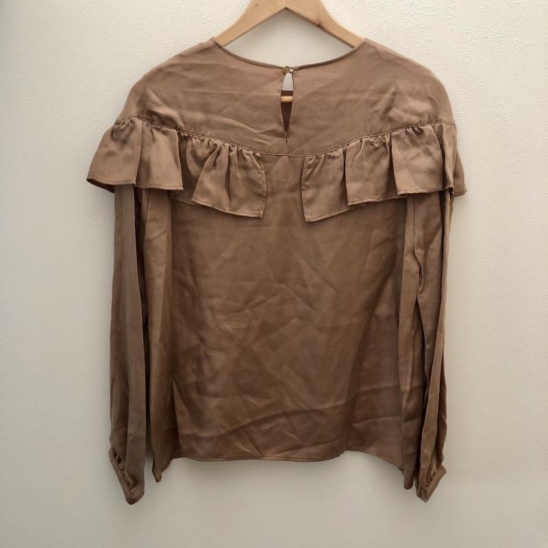 シードレイク Seadrake シャツ、ブラウス 長袖 40 無地 茶 / ブラウン / レディース USED 古着 中古 10003294