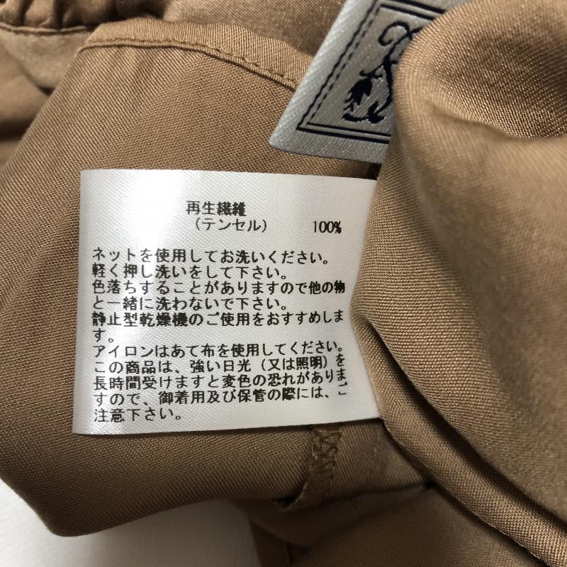 シードレイク Seadrake シャツ、ブラウス 長袖 40 無地 茶 / ブラウン / レディース USED 古着 中古 10003294
