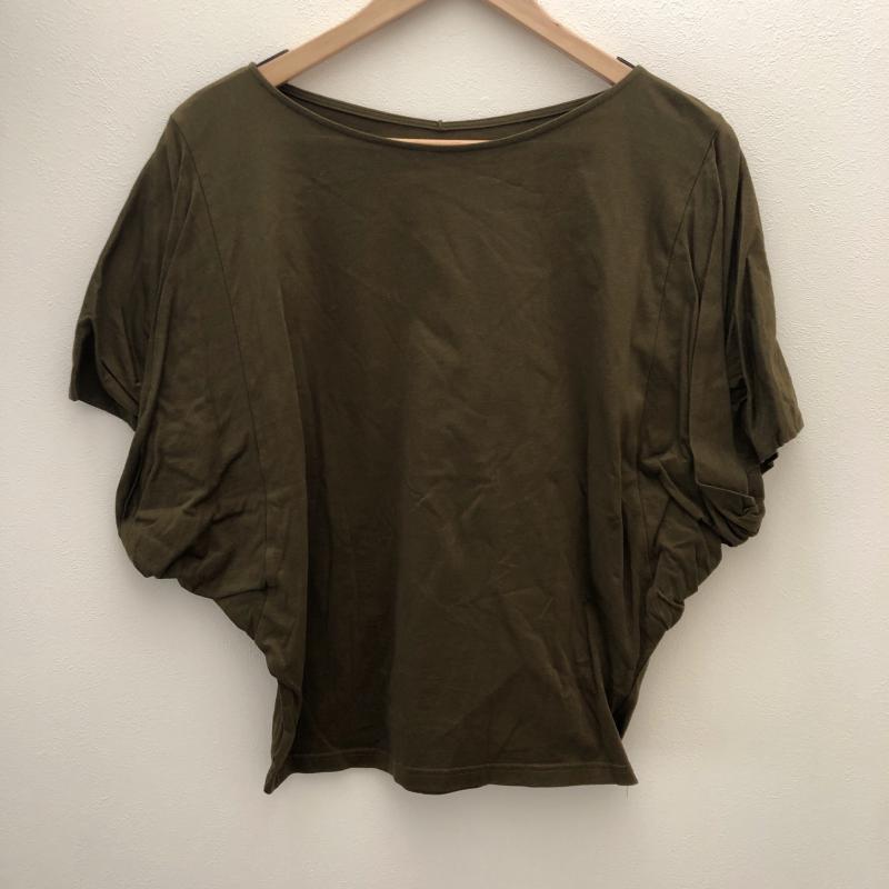 アナナス anana カットソー 半袖 38 無地 緑 / グリーン / レディース USED 古着 中古 10003298