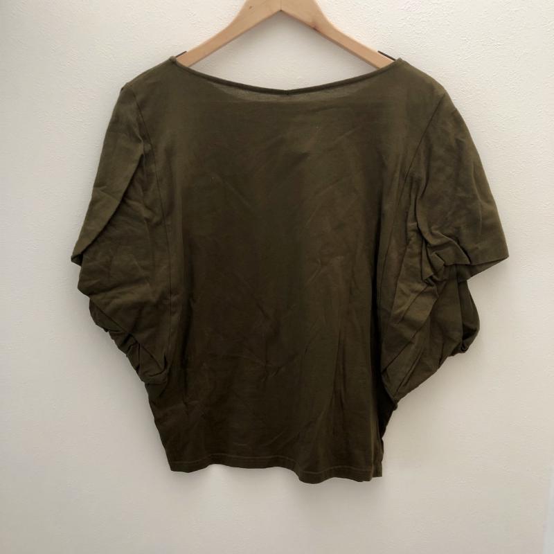アナナス anana カットソー 半袖 38 無地 緑 / グリーン / レディース USED 古着 中古 10003298