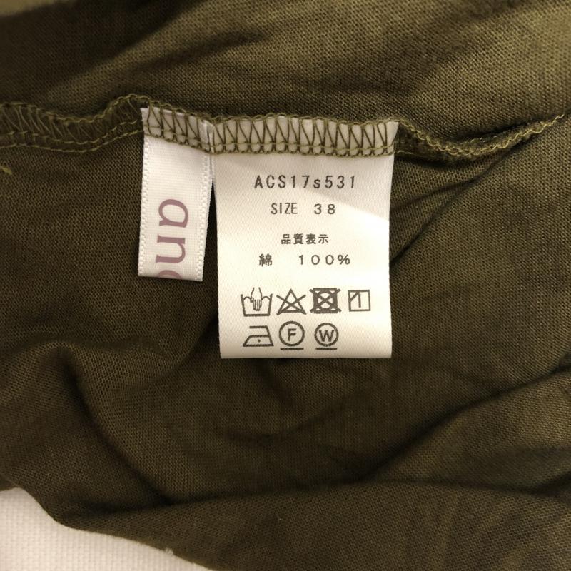 アナナス anana カットソー 半袖 38 無地 緑 / グリーン / レディース USED 古着 中古 10003298