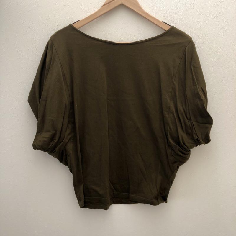 アナナス anana カットソー 半袖 38 無地 緑 / グリーン / レディース USED 古着 中古 10003299
