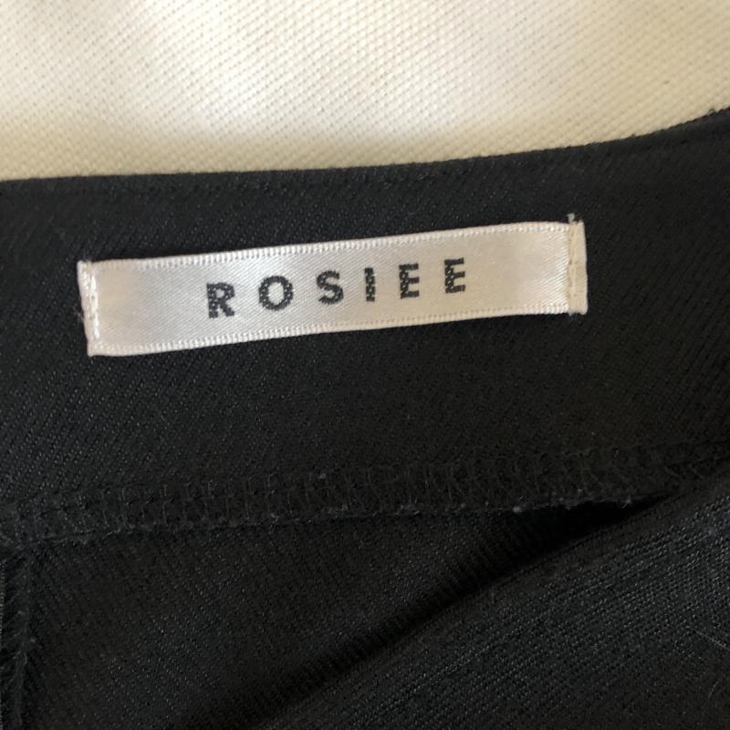ロージー ROSIEE カットソー 長袖 S 無地 黒 / ブラック / レディース USED 古着 中古 10003301
