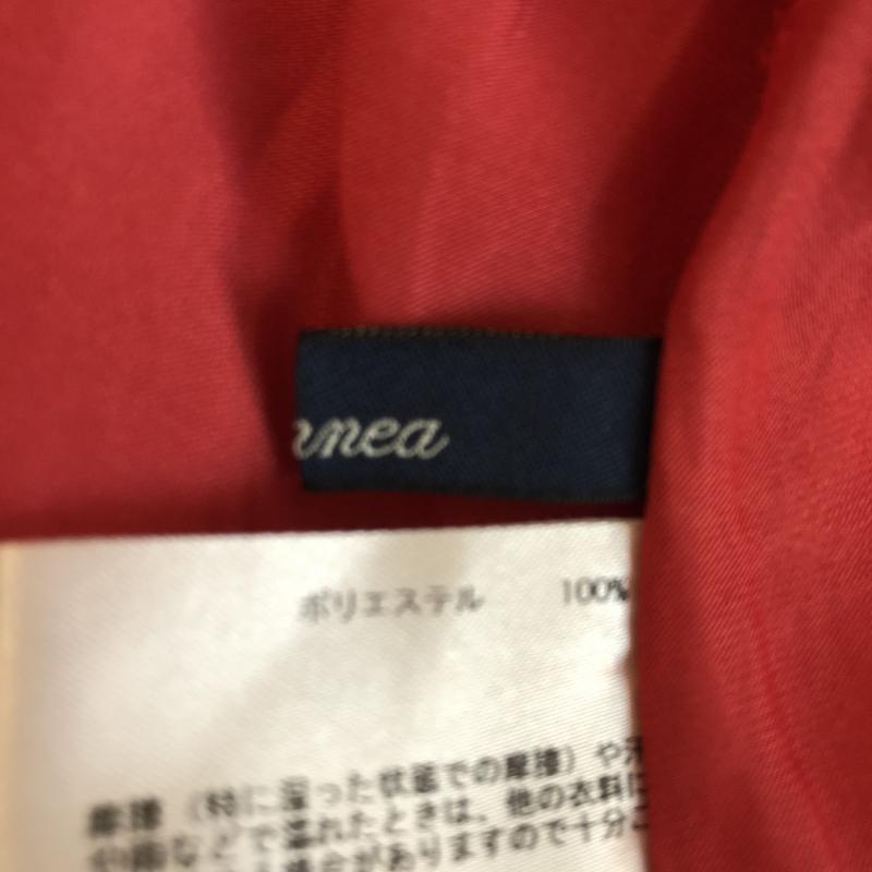 エンネア Ennea シャツ、ブラウス 長袖 38 無地 赤 / レッド / レディース USED 古着 中古 10003312