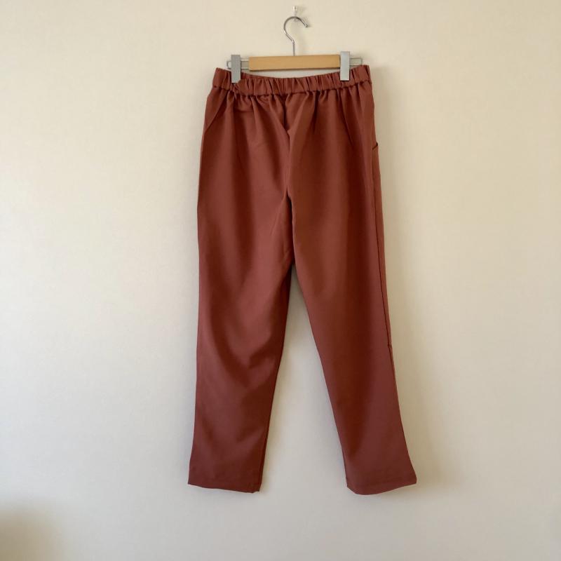 ロージー ROSIEE パンツ スラックス 40インチ 無地 茶 / ブラウン / レディース USED 古着 中古 10003327