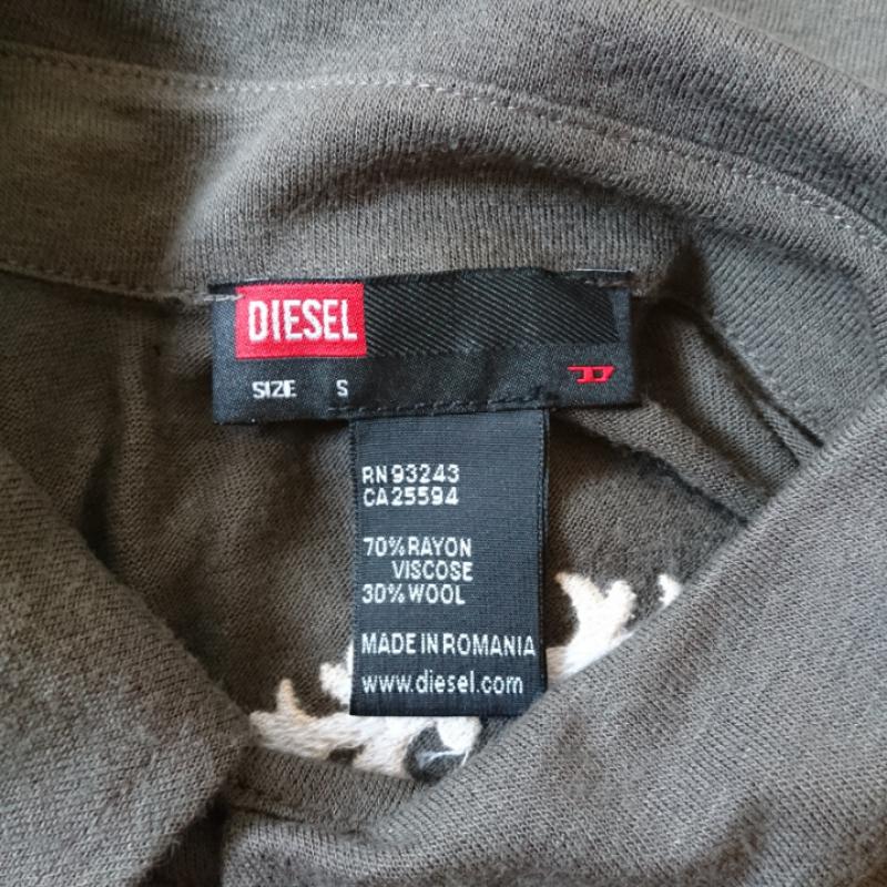 ディーゼル DIESEL シャツ、ブラウス 長袖 S 無地 茶 / ブラウン / レディース USED 古着 中古 10003416