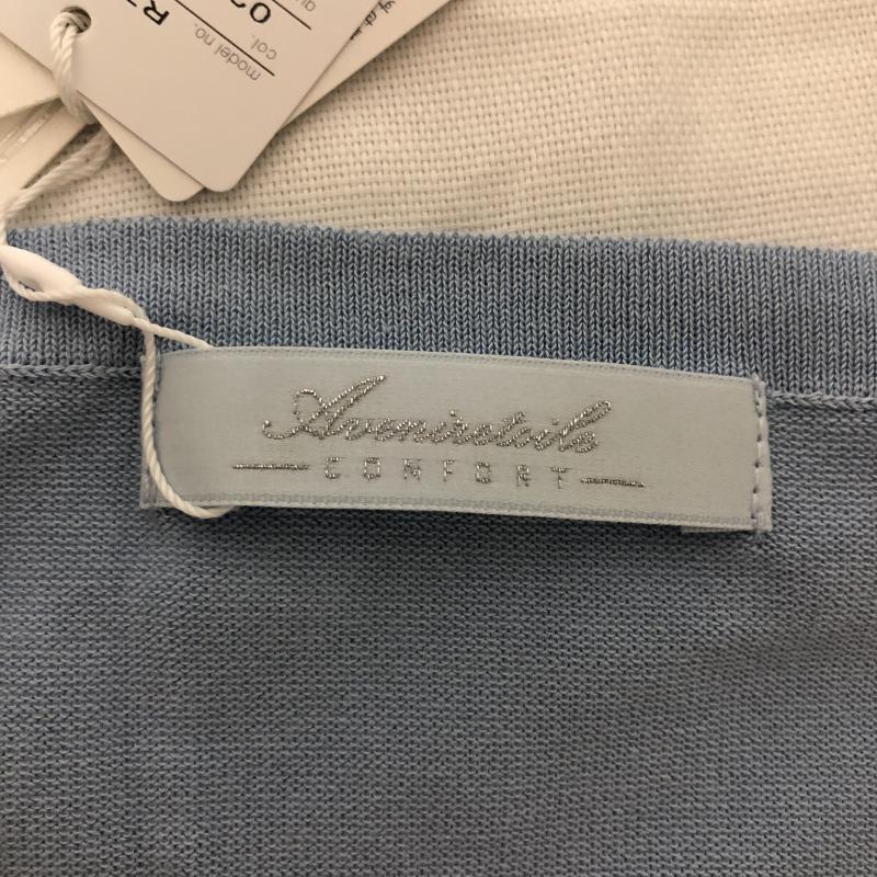 アベニールエトワール Aveniretoile カーディガン 長袖 36 無地 青 / ブルー / レディース USED 古着 中古 10003447