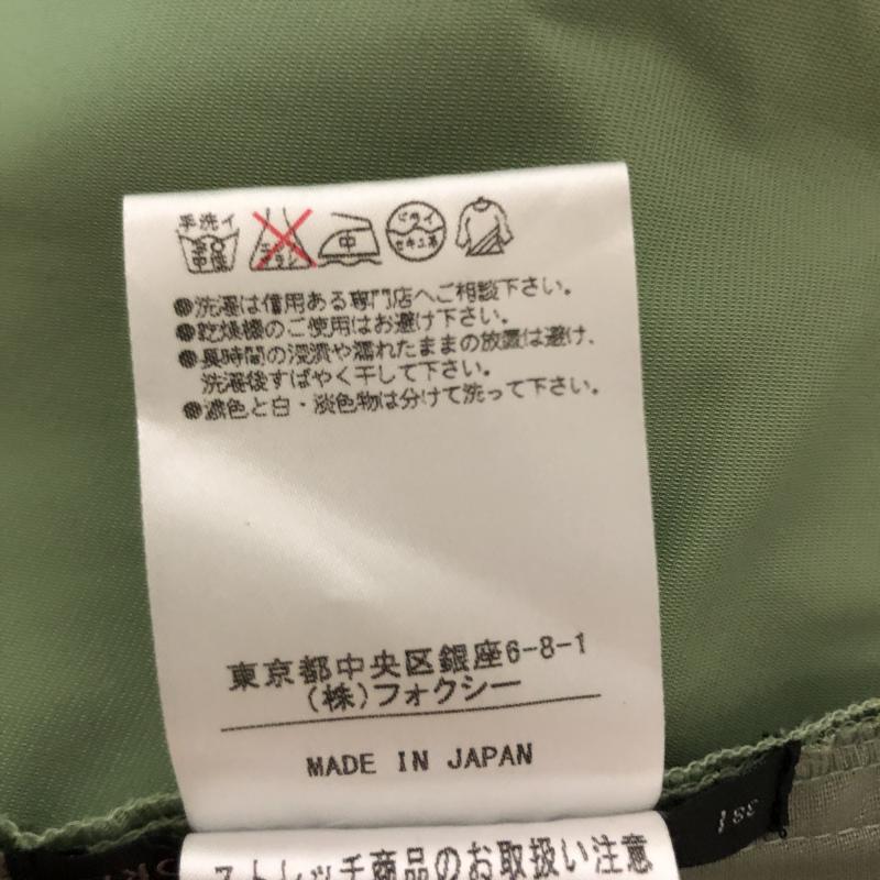 フォクシーニューヨーク FOXEYNEWYORK スカート ひざ丈スカート 38 無地 緑 / グリーン / レディース USED 古着 中古 10003448