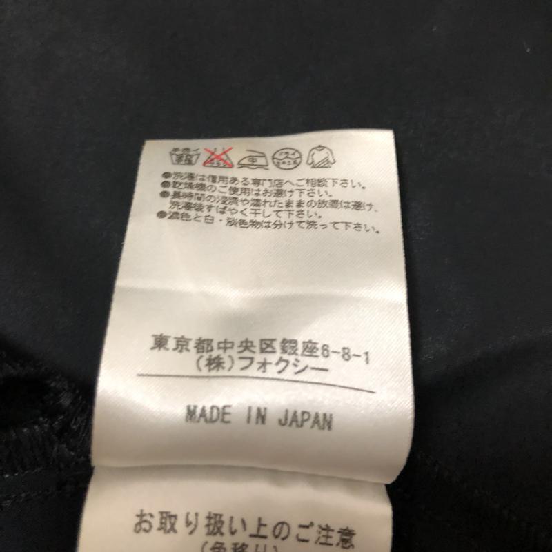 フォクシーニューヨーク FOXEYNEWYORK ワンピース ミニスカート 40 無地 黒 / ブラック / レディース USED 古着 中古 10003458