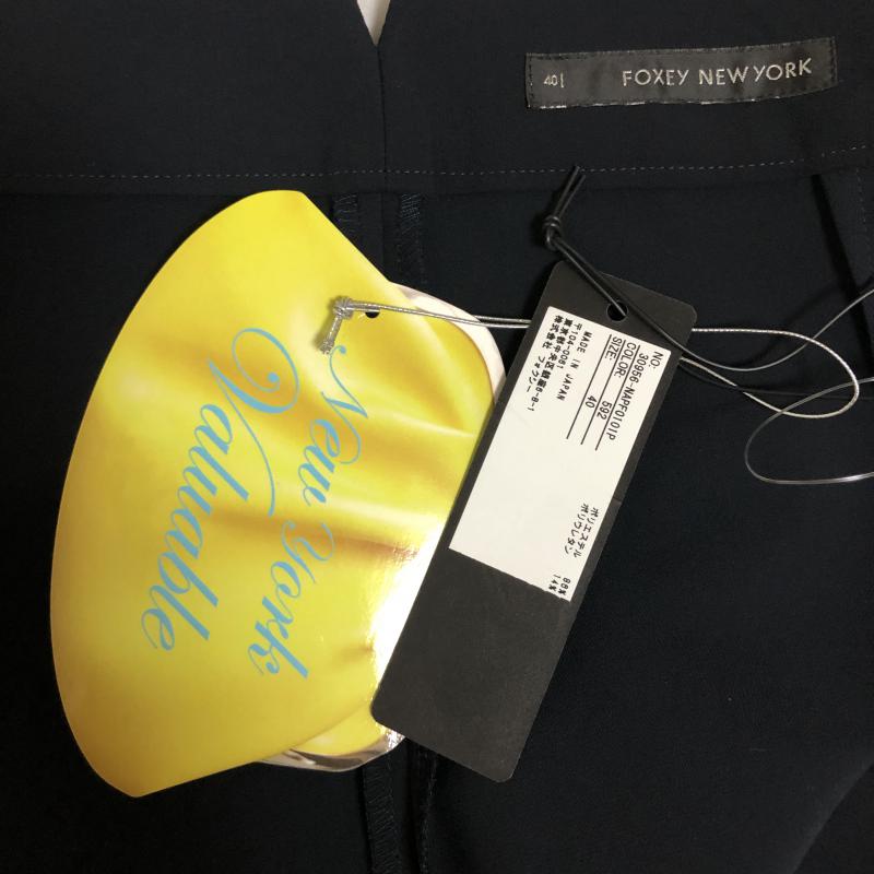 フォクシーニューヨーク FOXEYNEWYORK パンツ ショートパンツ 40インチ 無地 紺 / ネイビー / レディース USED 古着 中古 10003464