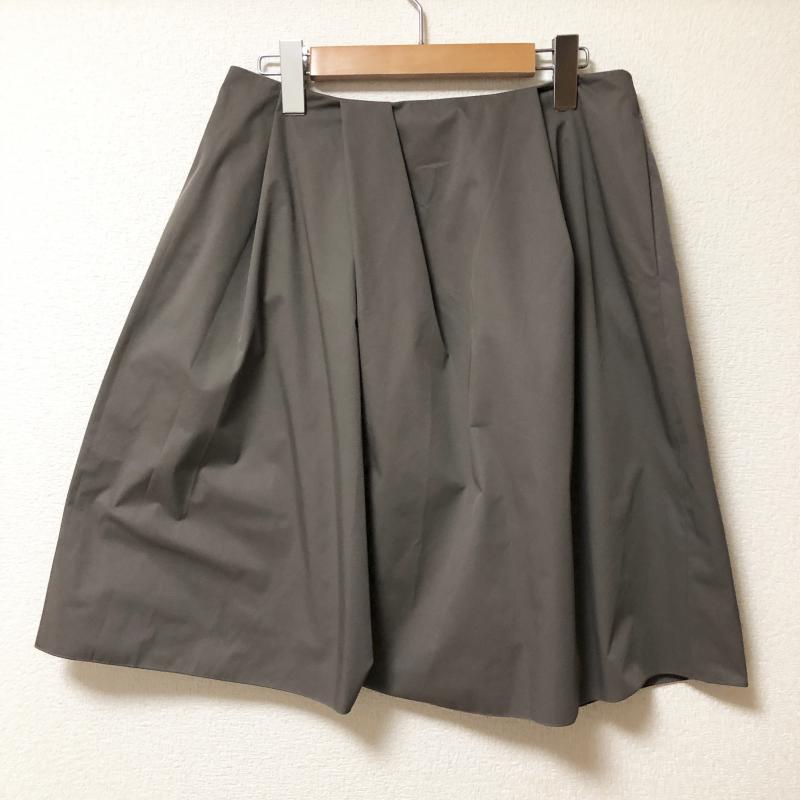 フォクシーニューヨーク FOXEYNEWYORK スカート ひざ丈スカート 無地 茶 / ブラウン / レディース USED 古着 中古 10003465