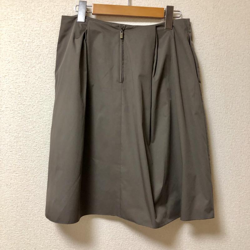 フォクシーニューヨーク FOXEYNEWYORK スカート ひざ丈スカート 無地 茶 / ブラウン / レディース USED 古着 中古 10003465
