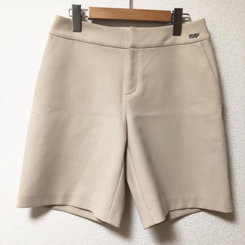フォクシーニューヨーク FOXEYNEWYORK パンツ ショートパンツ 40 無地 X ワンポイント ベージュ / ベージュ / レディース USED 古着 中古 10003466