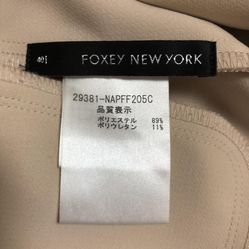 フォクシーニューヨーク FOXEYNEWYORK パンツ ショートパンツ 40 無地 X ワンポイント ベージュ / ベージュ / レディース USED 古着 中古 10003466