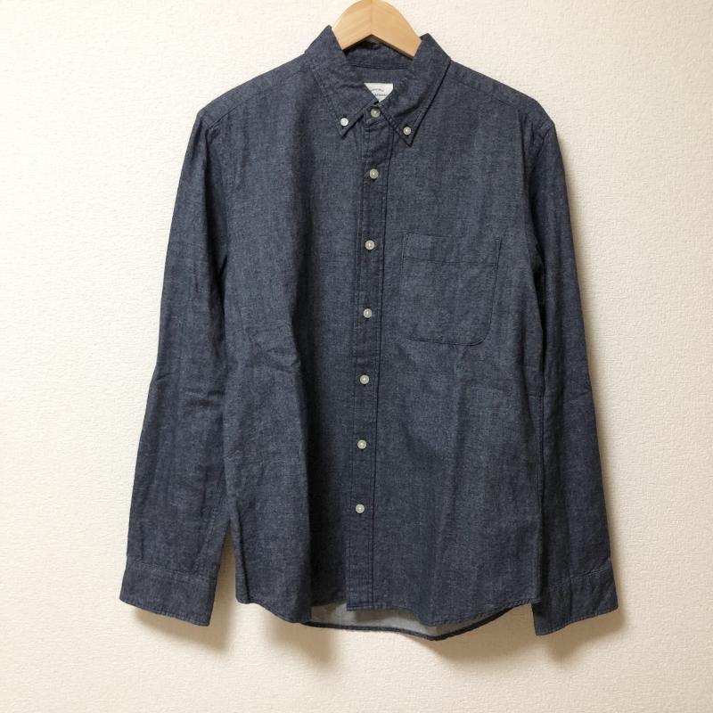 アーバンリサーチ URBAN RESEARCH シャツ、ブラウス 長袖 M 無地 青 / ブルー / メンズ USED 古着 中古 10003479