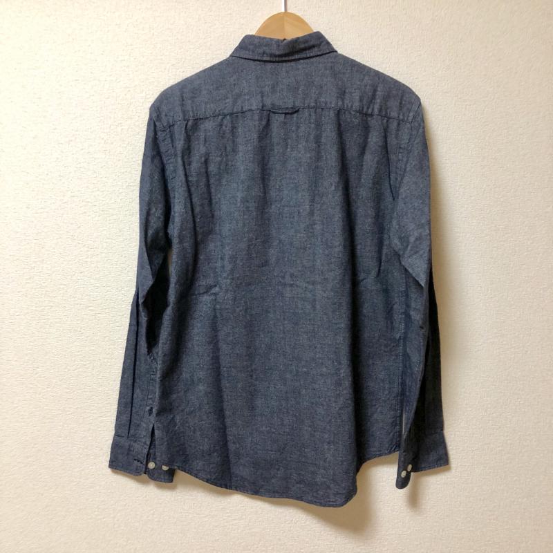 アーバンリサーチ URBAN RESEARCH シャツ、ブラウス 長袖 M 無地 青 / ブルー / メンズ USED 古着 中古 10003479