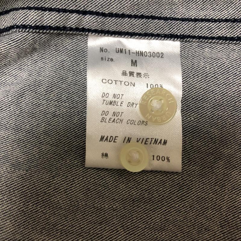 アーバンリサーチ URBAN RESEARCH シャツ、ブラウス 長袖 M 無地 青 / ブルー / メンズ USED 古着 中古 10003479