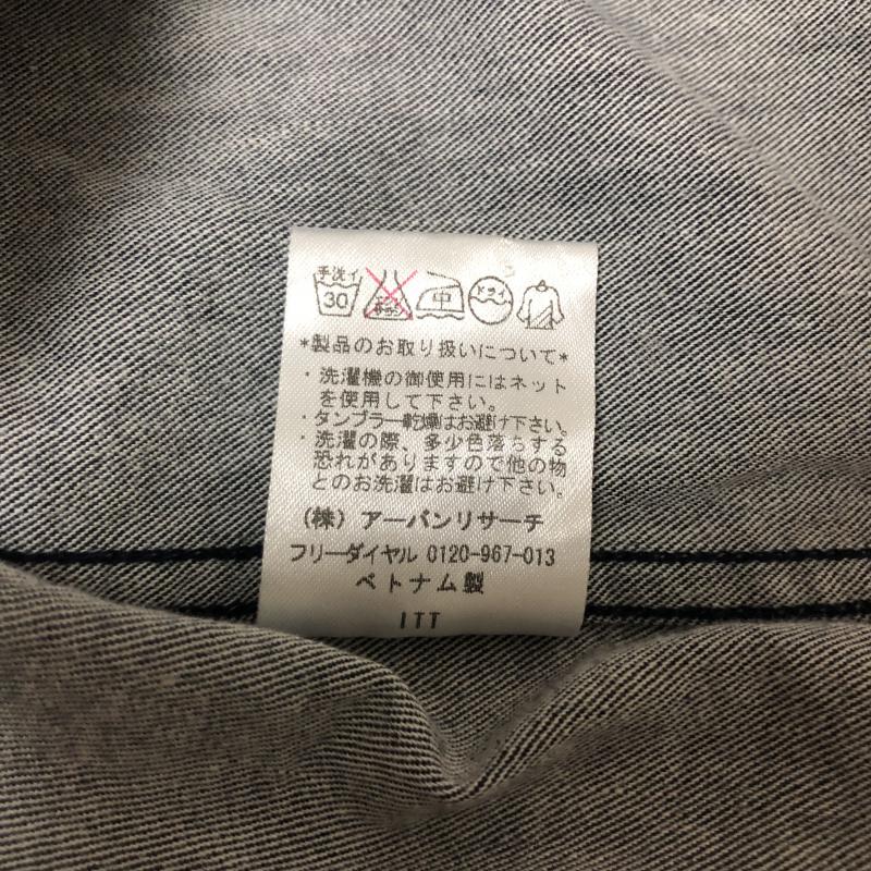 アーバンリサーチ URBAN RESEARCH シャツ、ブラウス 長袖 M 無地 青 / ブルー / メンズ USED 古着 中古 10003479