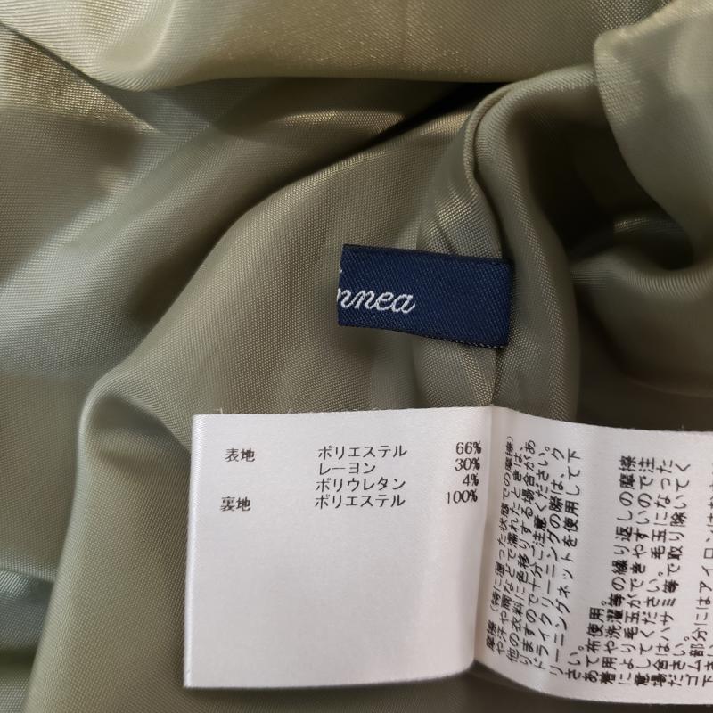 エンネア Ennea スカート ひざ丈スカート 36インチ 無地 緑 / グリーン / レディース USED 古着 中古 10003484