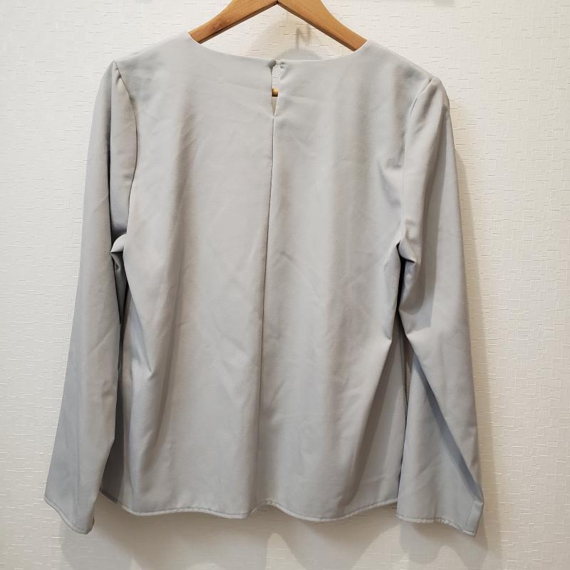 エマテイラー Emma Taylor カットソー 長袖 40 無地 灰 / グレー / レディース USED 古着 中古 10003502