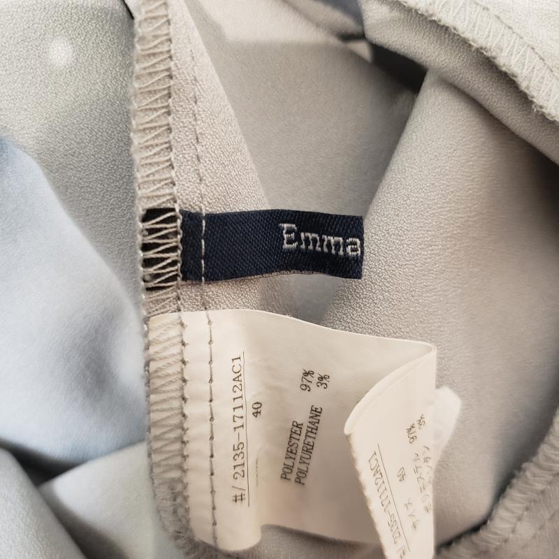 エマテイラー Emma Taylor カットソー 長袖 40 無地 灰 / グレー / レディース USED 古着 中古 10003502