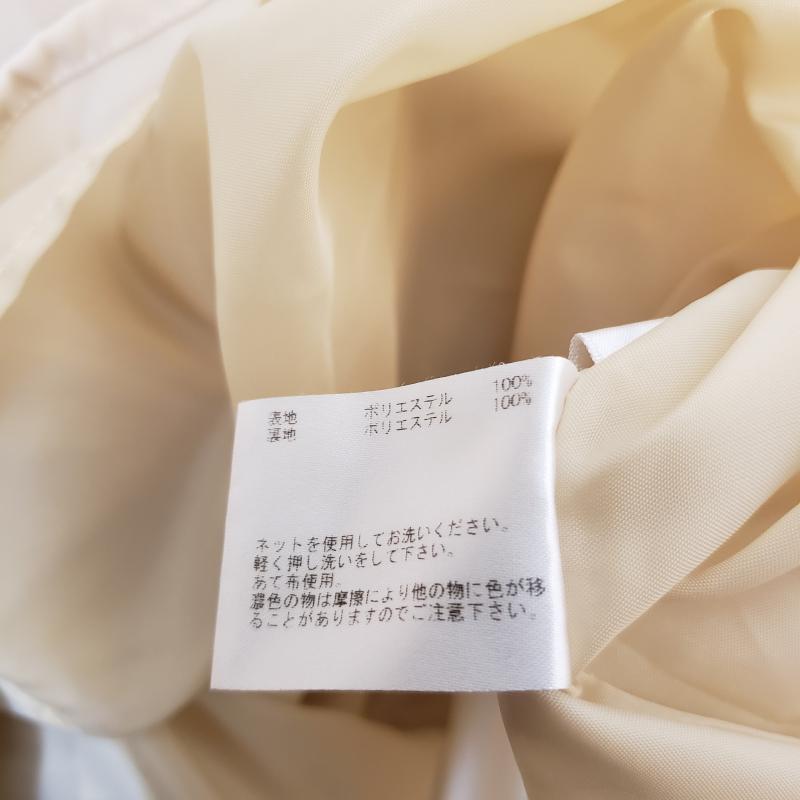 イノウェーブ innowave ワンピース ひざ丈スカート M 無地 ベージュ / ベージュ / レディース USED 古着 中古 10003506