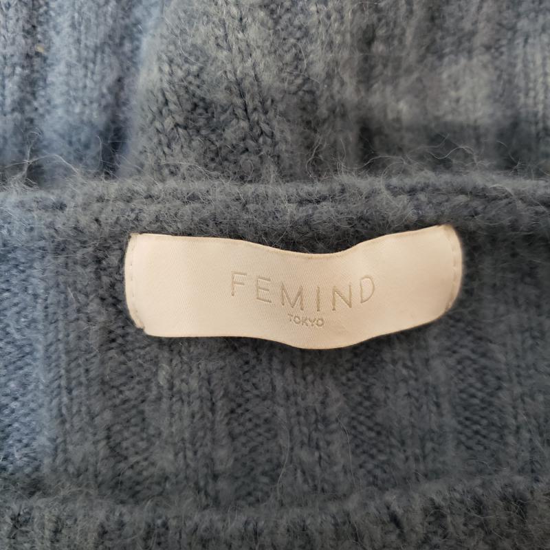 フェマイントウキョウ FEMIND TOKYO ニット、セーター 長袖 S 青 / ブルー / レディース USED 古着 中古 10003508
