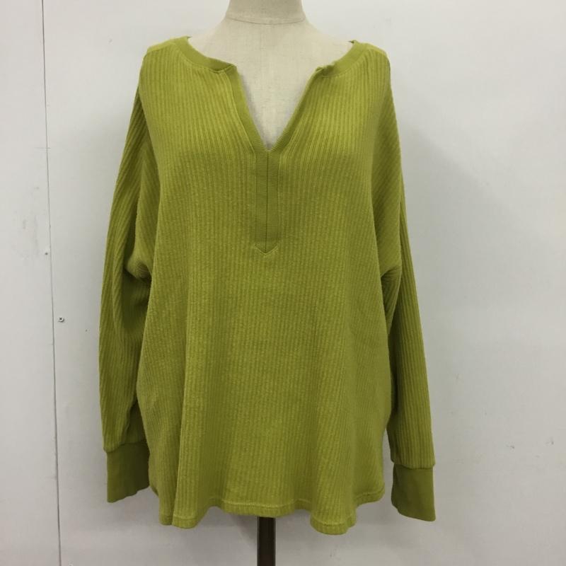 フリークスストア FREAK'S STORE カットソー 長袖 FREE 無地 薄緑 / ライトグリーン / レディース USED 古着 中古 10003509