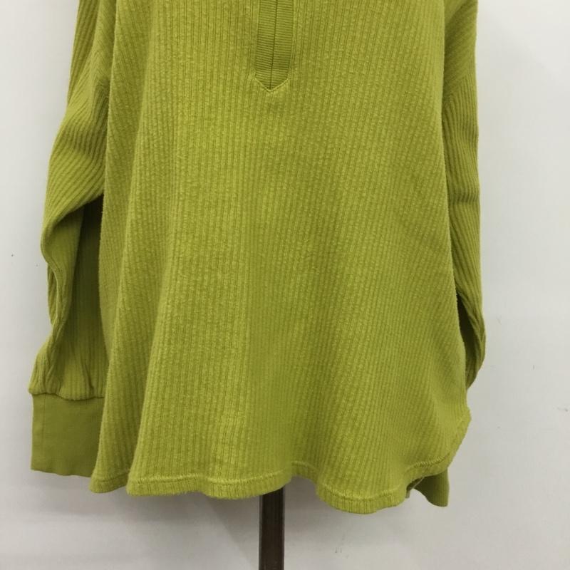 フリークスストア FREAK'S STORE カットソー 長袖 FREE 無地 薄緑 / ライトグリーン / レディース USED 古着 中古 10003509
