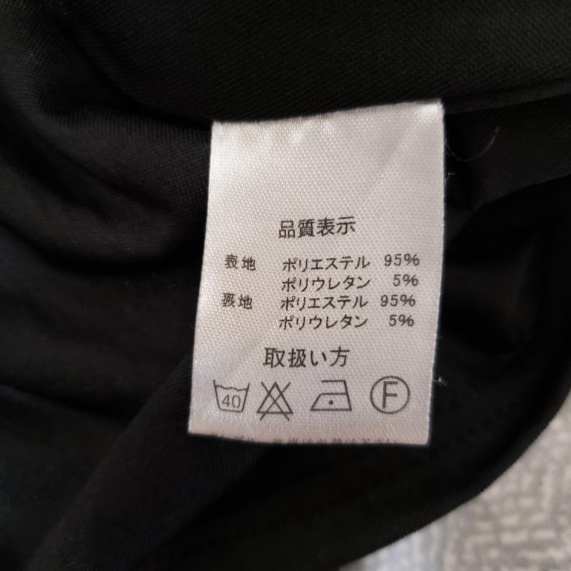 コクーン COCOON ワンピース ひざ丈スカート L 無地 黒 / ブラック / X 白 / ホワイト / レディース USED 古着 中古 10003517