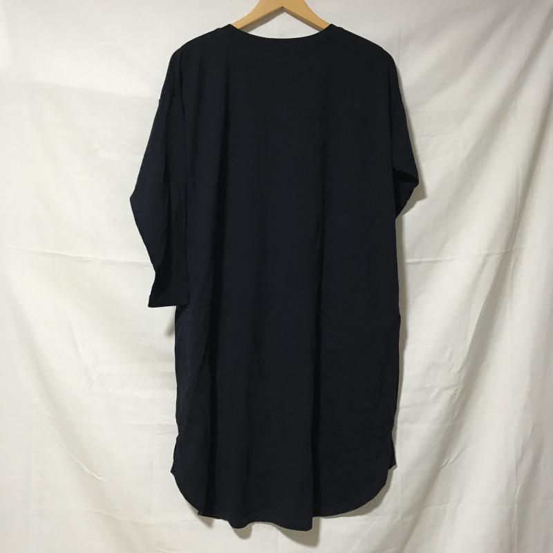 ショコラ フィネ ローブ chocol raffine robe ワンピース ひざ丈スカート FREE 無地 紺 / ネイビー / レディース USED 古着 中古 10003548