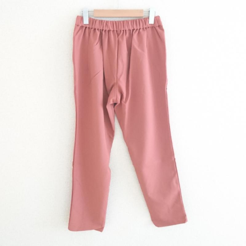ロージー ROSIEE パンツ スラックス 40インチ 無地 桃 / ピンク / レディース USED 古着 中古 10003615