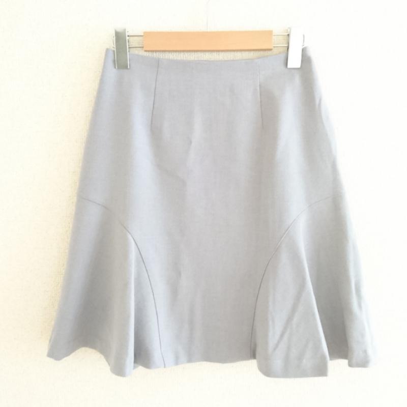 エンネア Ennea スカート ひざ丈スカート 無地 灰 / グレー / レディース USED 古着 中古 10003631