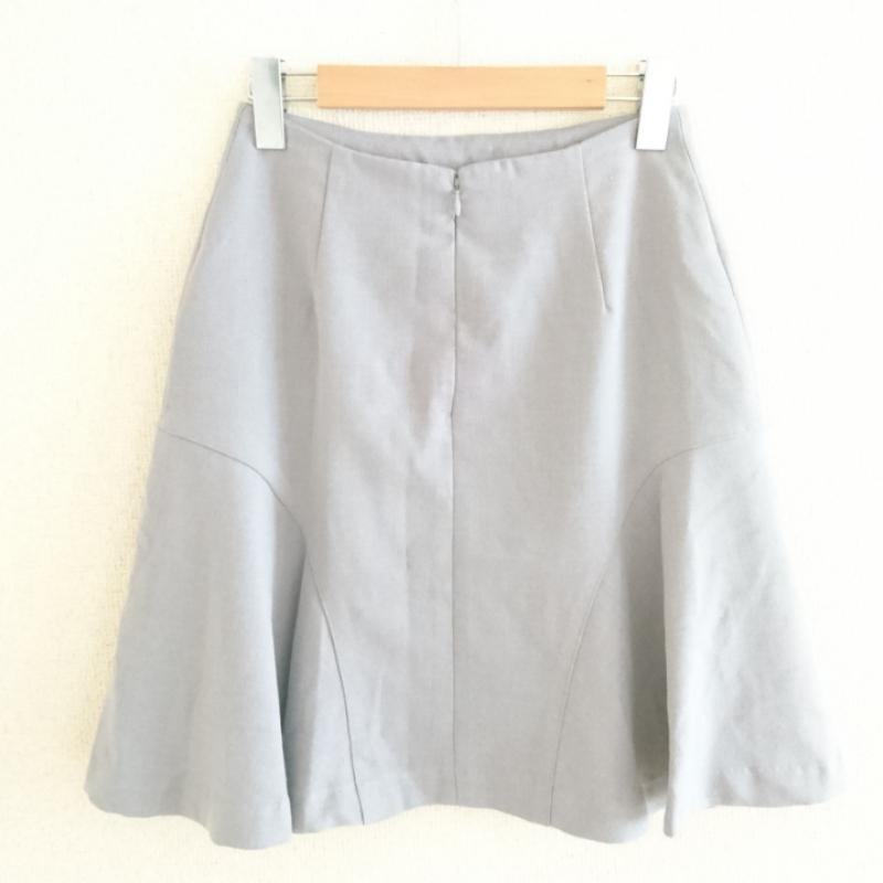 エンネア Ennea スカート ひざ丈スカート 無地 灰 / グレー / レディース USED 古着 中古 10003631