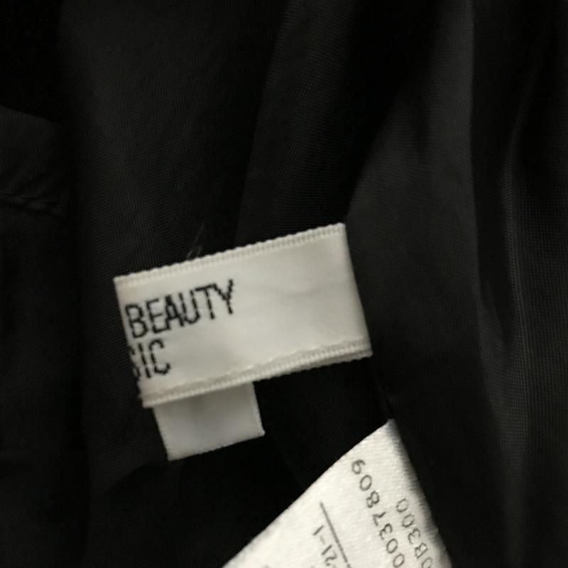 ナチュラルビューティーベーシック NATURAL BEAUTY BASIC スカート ひざ丈スカート S 無地 黒 / ブラック / レディース USED 古着 中古 10003705