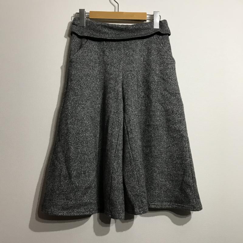 ビッキー VICKY パンツ キュロット 0 ボーダー柄 灰 / グレー / レディース USED 古着 中古 10003729