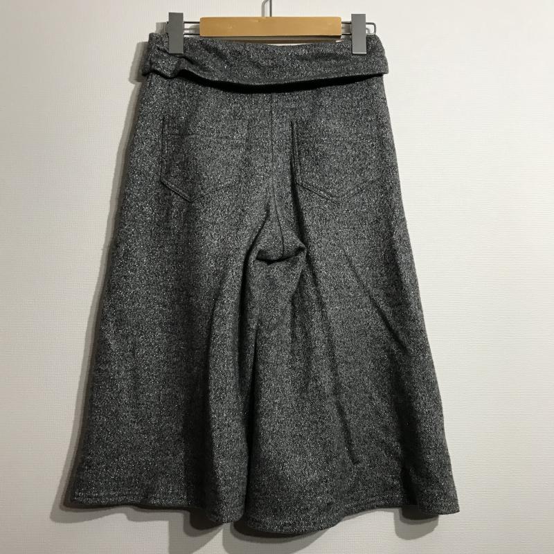 ビッキー VICKY パンツ キュロット 0 ボーダー柄 灰 / グレー / レディース USED 古着 中古 10003729