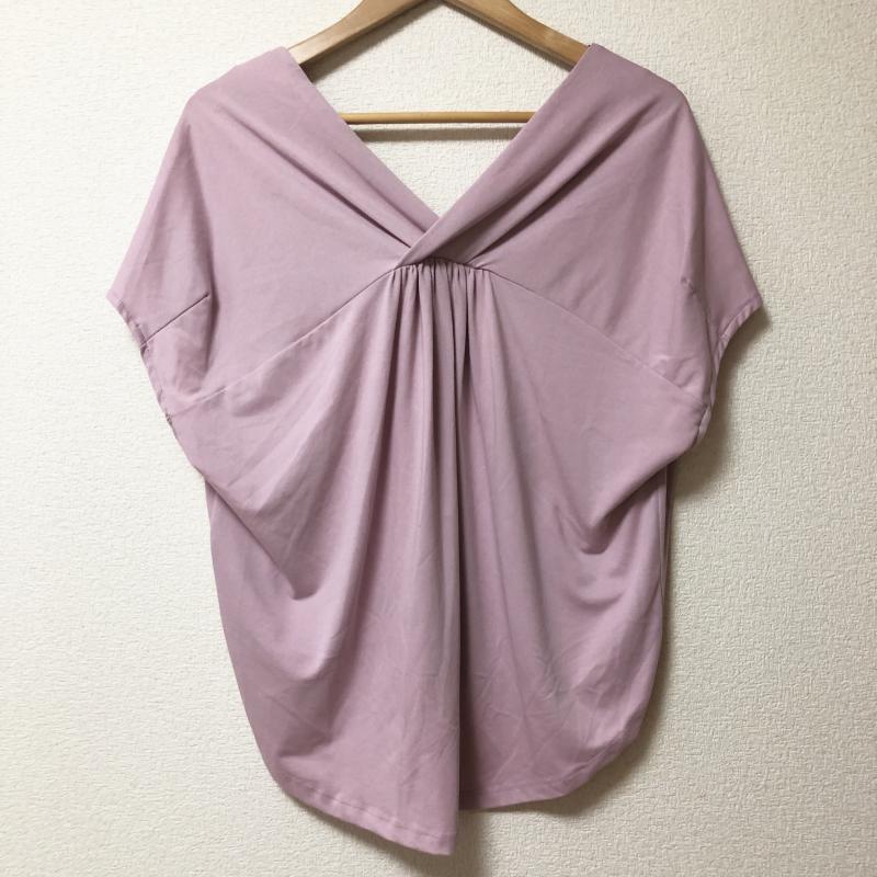 ロージー ROSIEE カットソー 半袖 36 無地 紫 / パープル / レディース USED 古着 中古 10003749