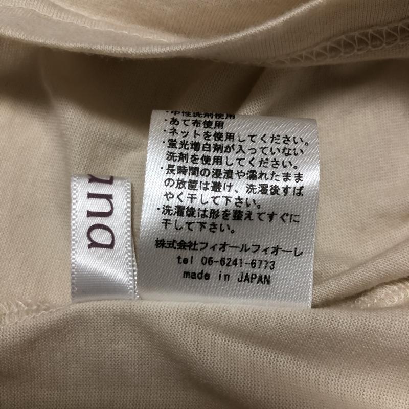 アナナス anana カットソー 半袖 38 無地 白 / ホワイト / レディース USED 古着 中古 10003762