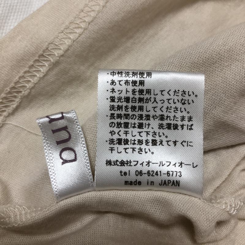 アナナス anana カットソー 半袖 38 無地 白 / ホワイト / レディース USED 古着 中古 10003763
