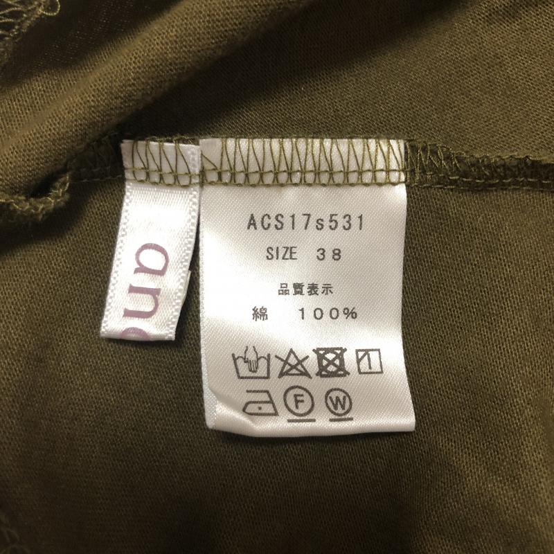 アナナス anana カットソー 半袖 38 無地 緑 / グリーン / レディース USED 古着 中古 10003764