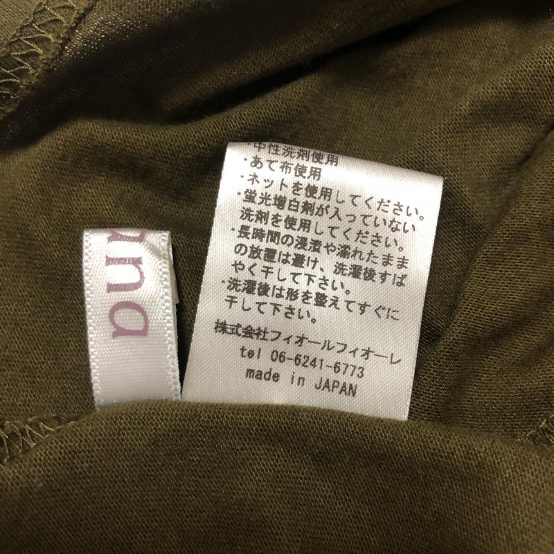 アナナス anana カットソー 半袖 38 無地 緑 / グリーン / レディース USED 古着 中古 10003764