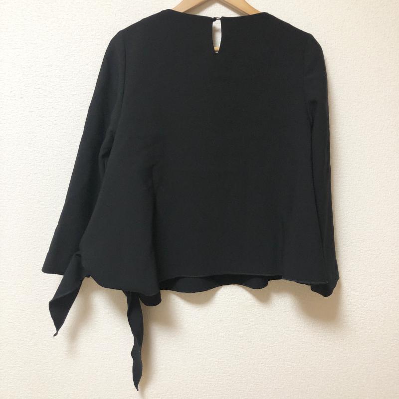 ホワイトジョーラ White Joola カットソー 長袖 9 無地 黒 / ブラック / レディース USED 古着 中古 10003781