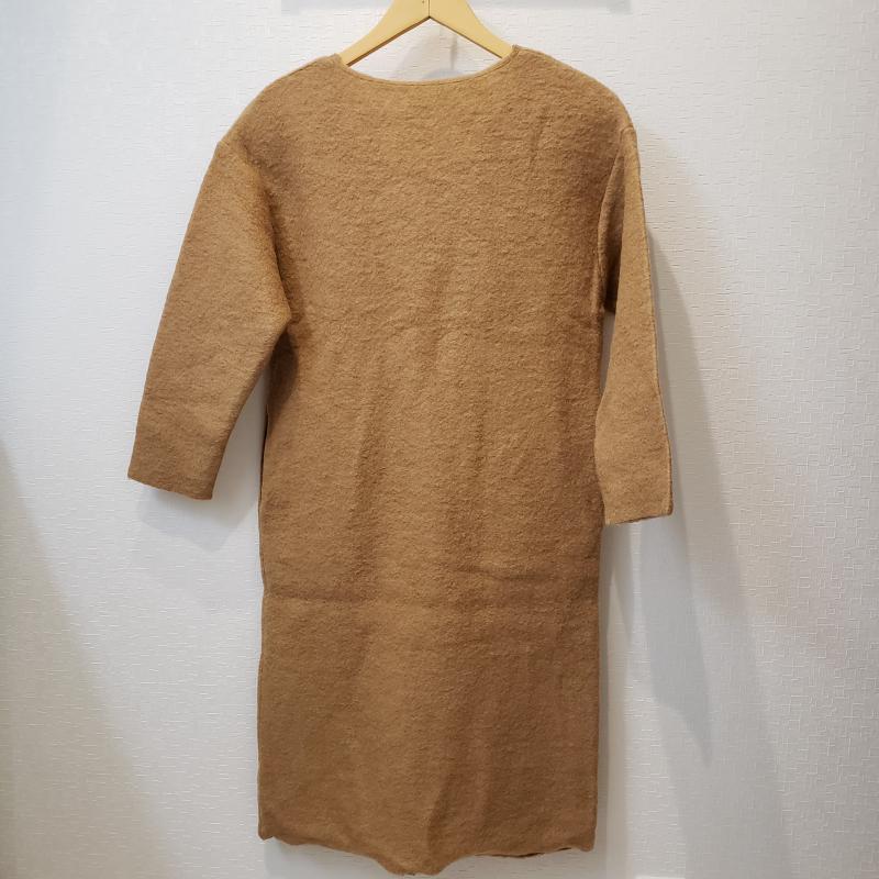 アナナス anana ワンピース ひざ丈スカート 無地 茶 / ブラウン / レディース USED 古着 中古 10003808